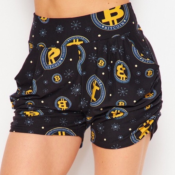 Black Only! High Waisted Wide Band Harem Shorts - Picture 2 of 16